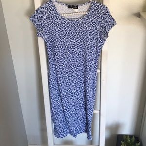 3 for $17! Blue and white dress